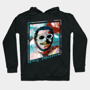 Post Malone-Abstract Expressionist Portraits Hoodie